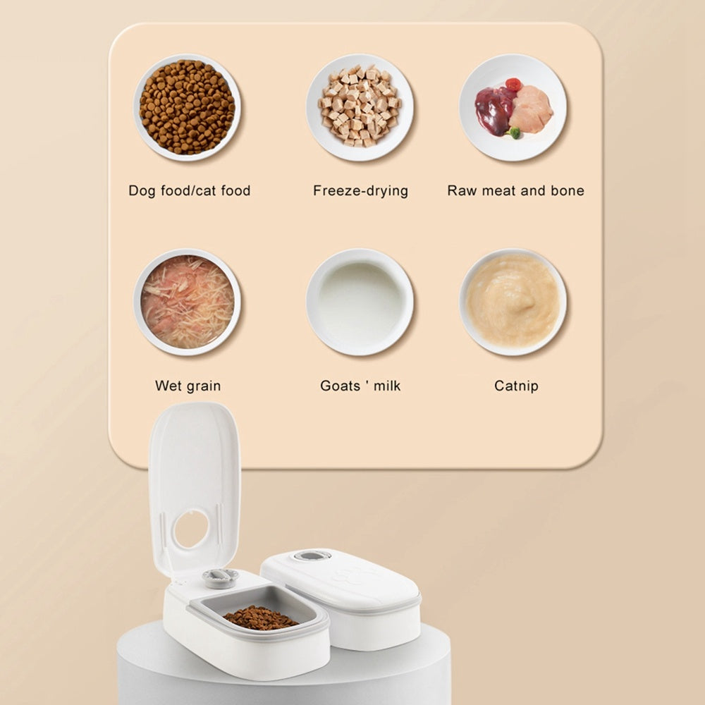 Smart Automatic Pet Feeder — Stainless-Steel Bowl & Timer Control